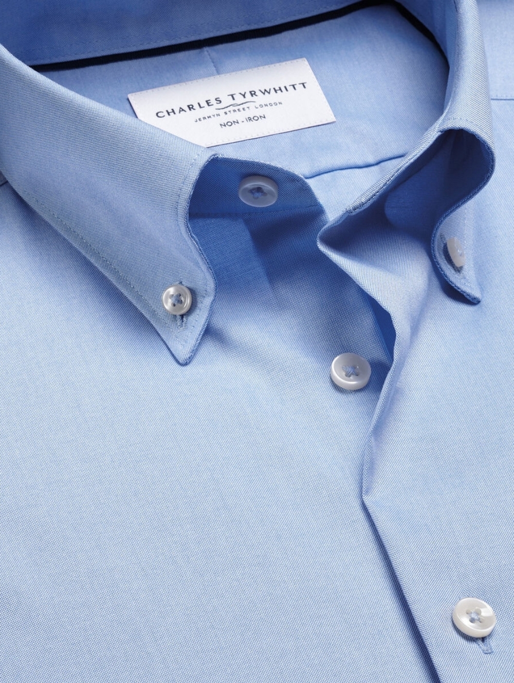 Charles Tyrwhitt Pale Blue Non-Iron Dress Shirt